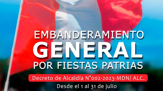 Embanderamiento General 2023