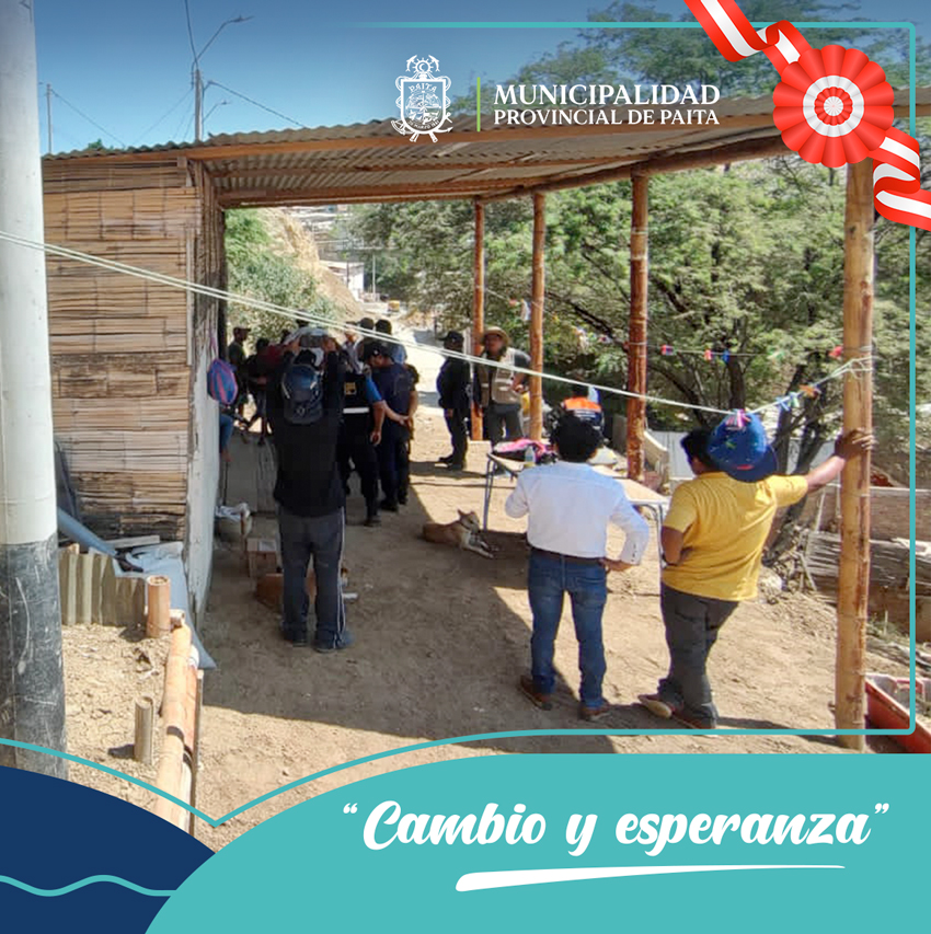 Municipalidad de Paita da Ultimátum a Invasores de Terrenos en Zonas de Alto Riesgo