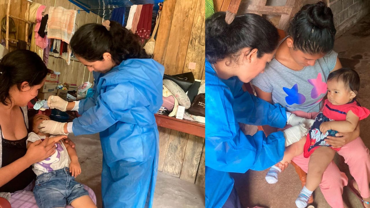 San Martín: más de 36 000 niños y niñas se vacunaron contra la poliomielitis y el sarampión