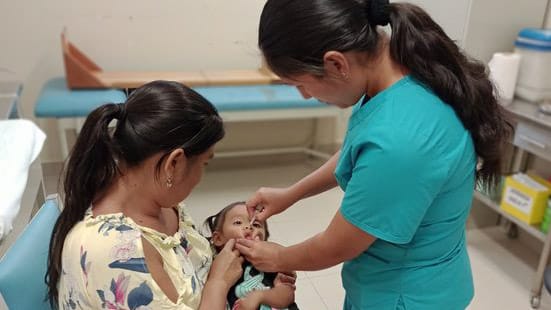San Martín: más de 36 000 niños y niñas se vacunaron contra la poliomielitis y el sarampión