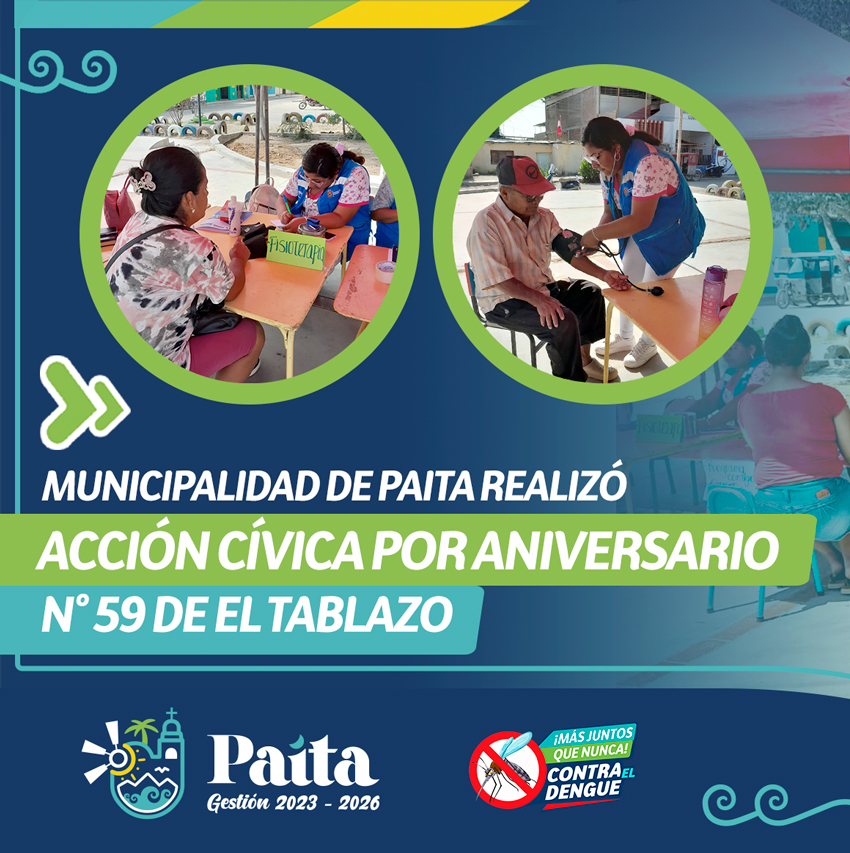 La Municipalidad de Paita realizó Acción Cívica