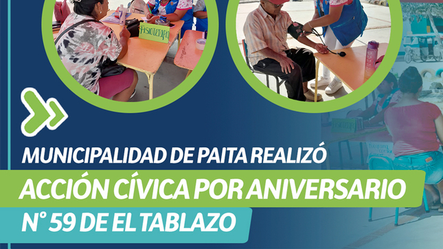 La Municipalidad de Paita realizó Acción Cívica