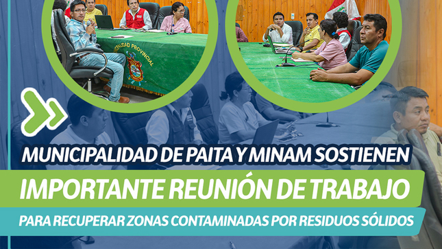 Municipalidad de Paita y MINAM