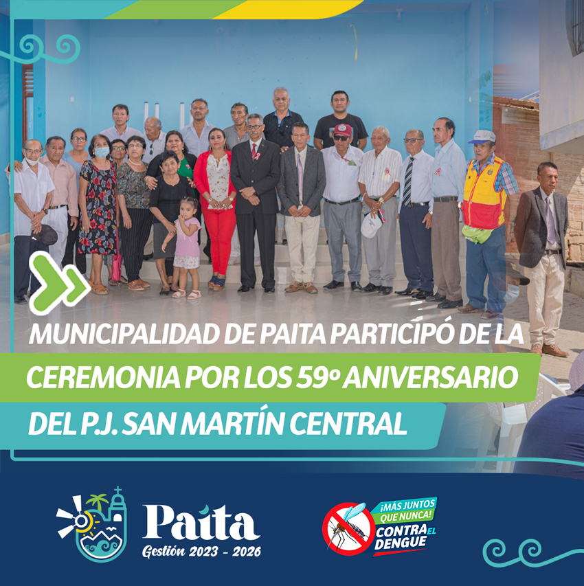 Ceremonia por los 59º Aniversario del P.J. San Martín Central