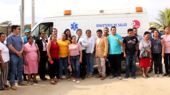 GORE entrega ambulancia en beneficio de pobladores de San Isidro – La Cruceta (Tambogrande)