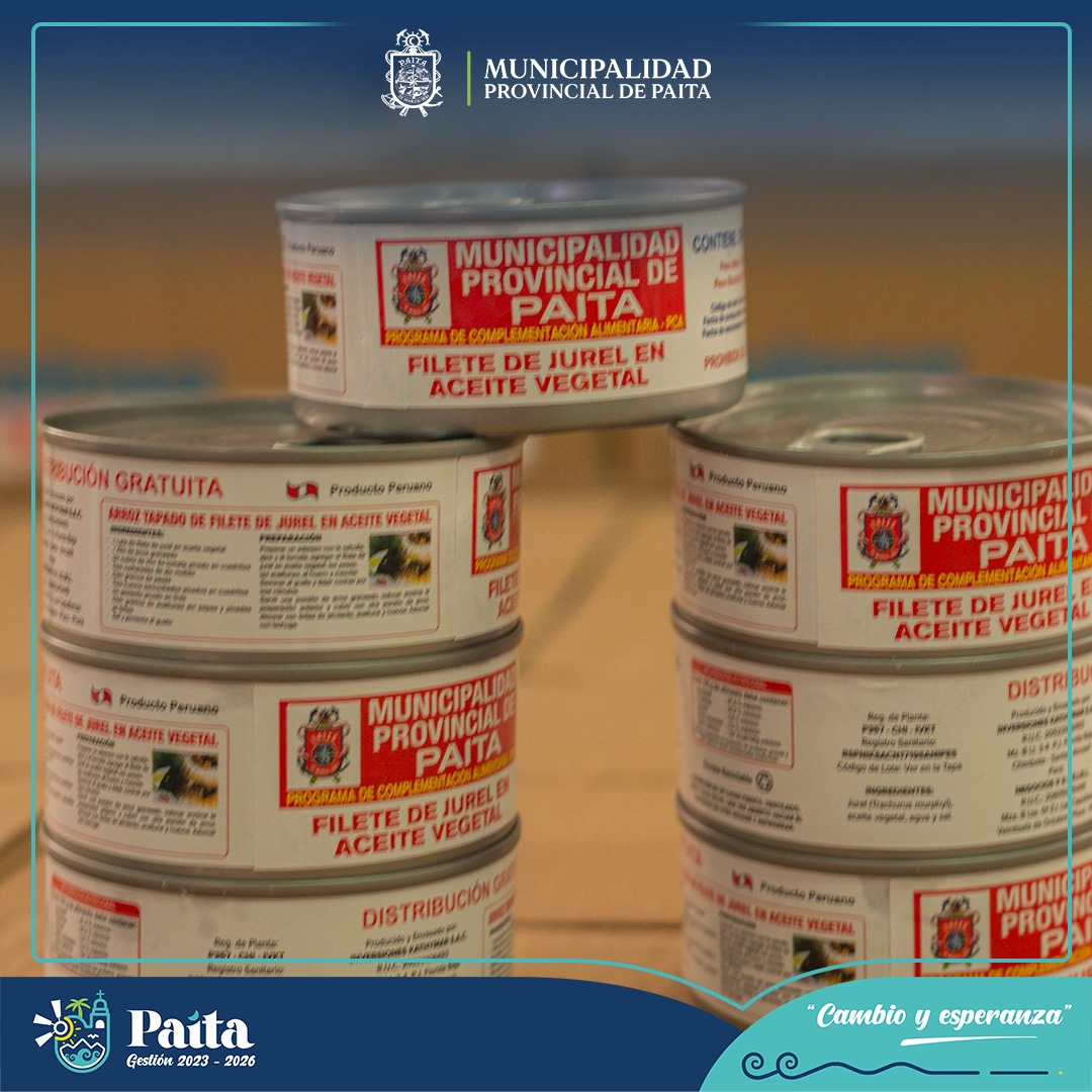 Entrega de productos para comedores populares