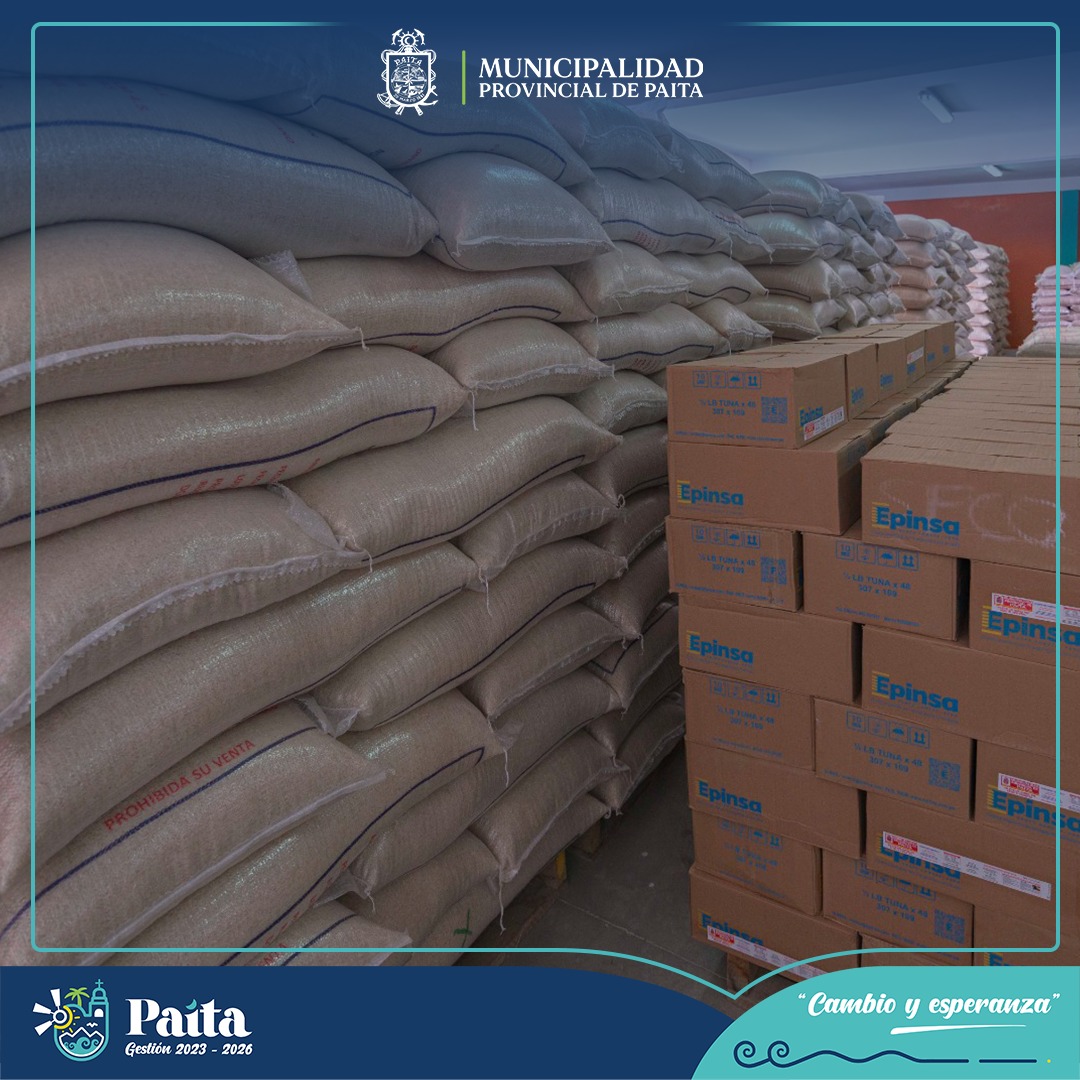 Entrega de productos para comedores populares