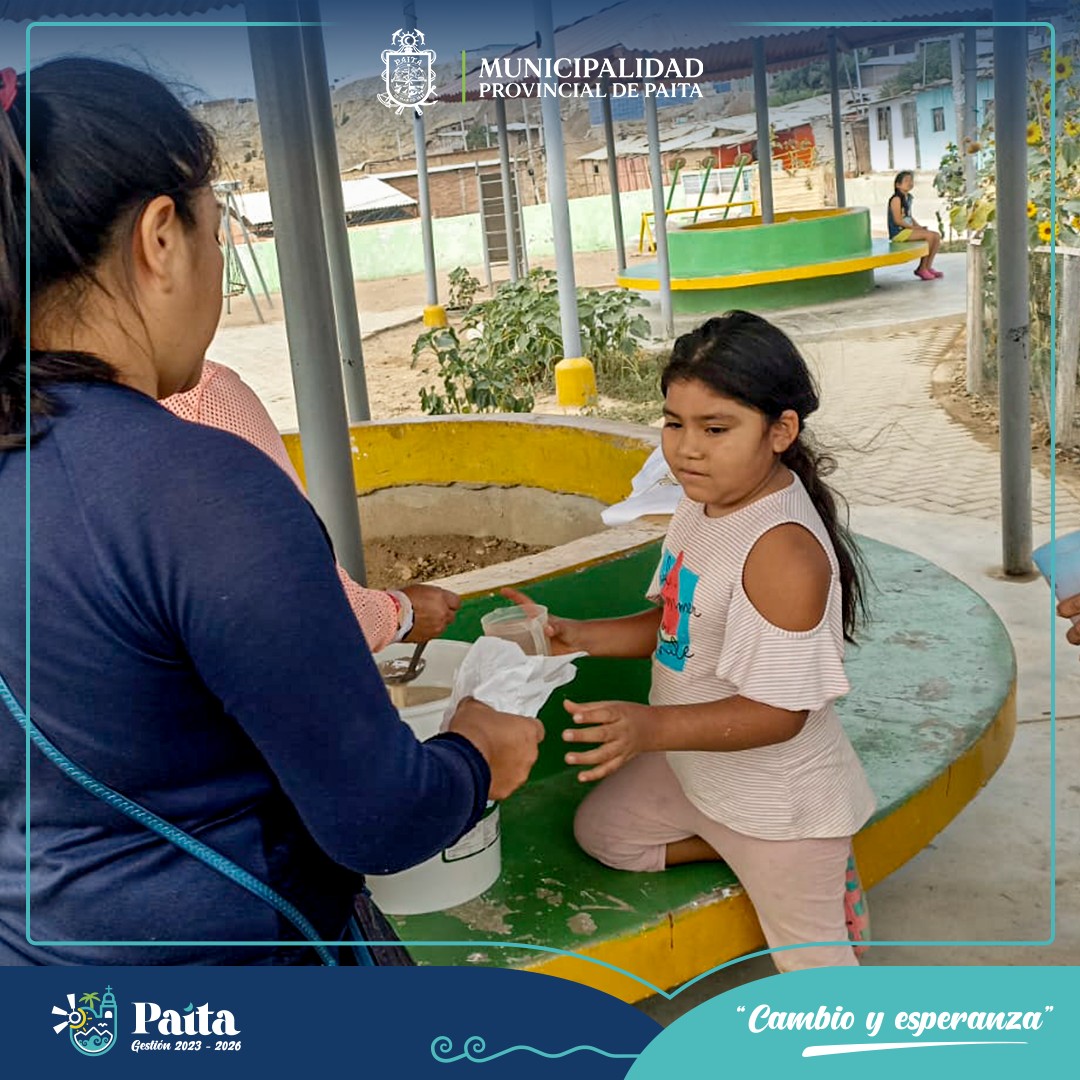 Municipalidad Provincial de Paita entregó desayunos