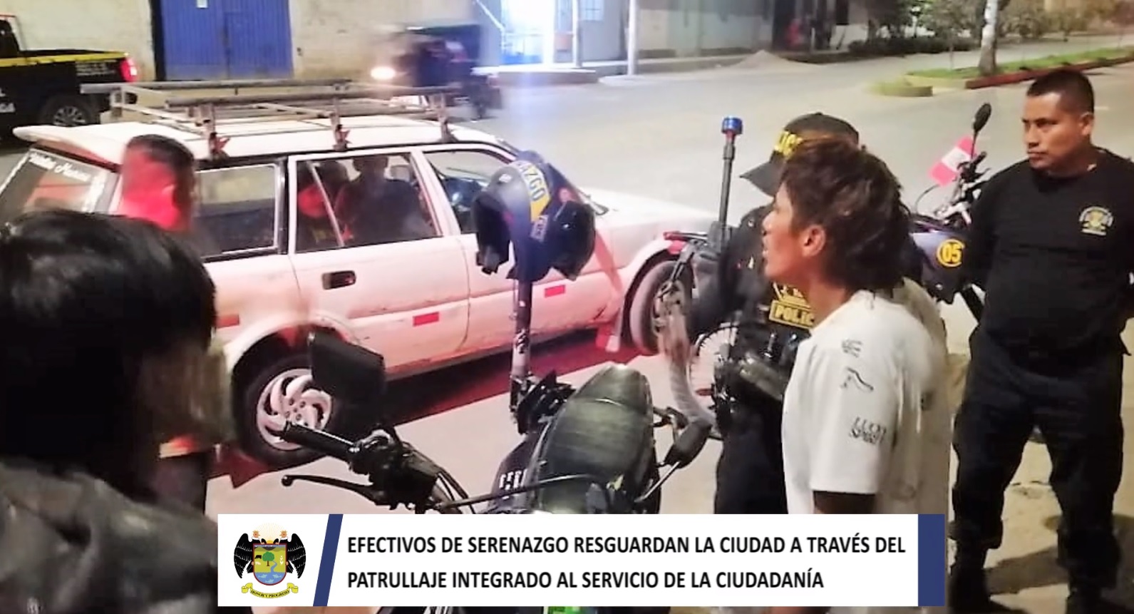Efectivos de serenazgo resguardan la ciudad a través del patrullaje integrado al servicio de la ciudadana
