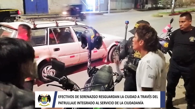 Efectivos de serenazgo resguardan la ciudad a través del patrullaje integrado al servicio de la ciudadana