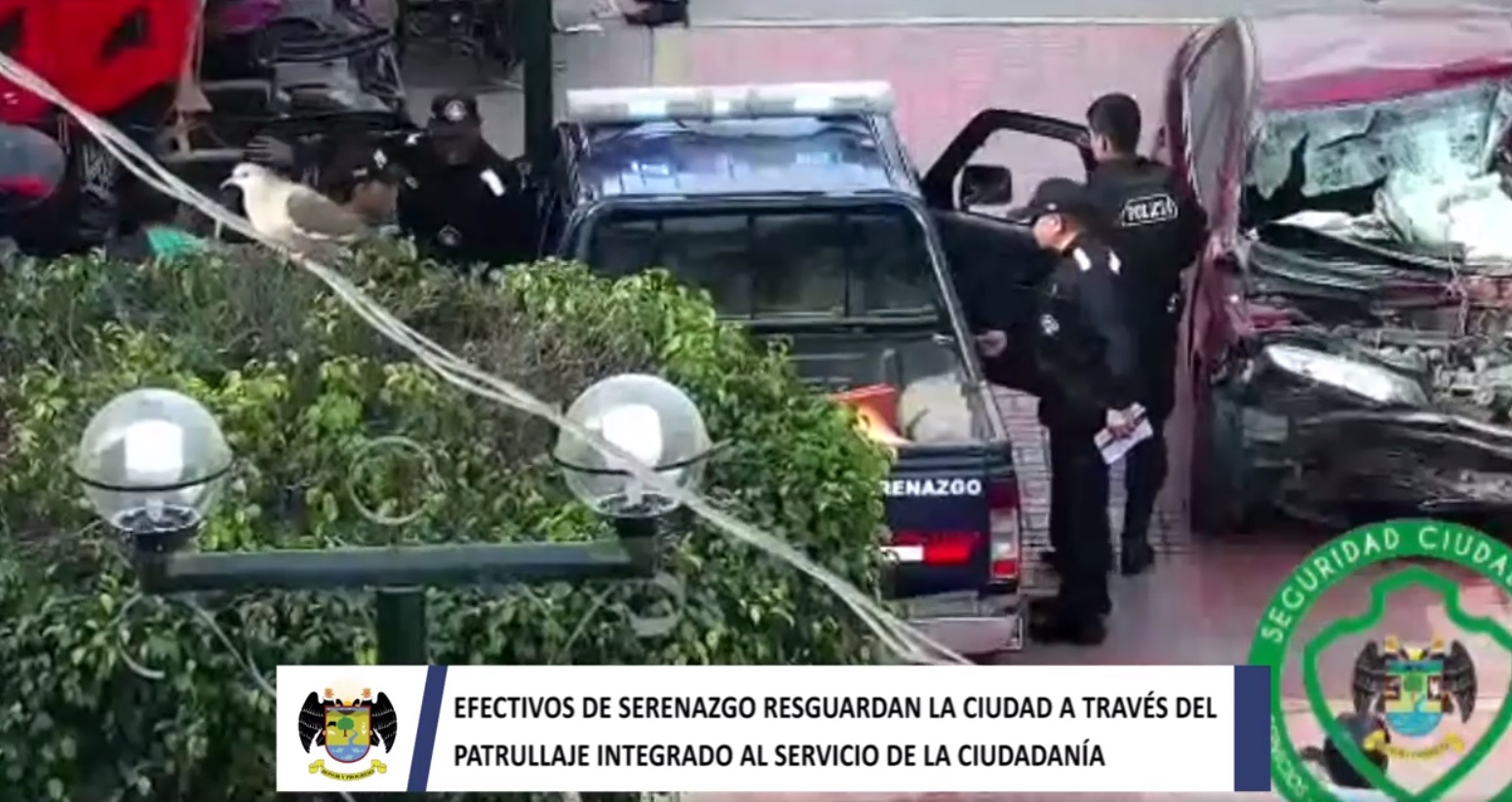 Efectivos de serenazgo resguardan la ciudad a través del patrullaje integrado al servicio de la ciudadana