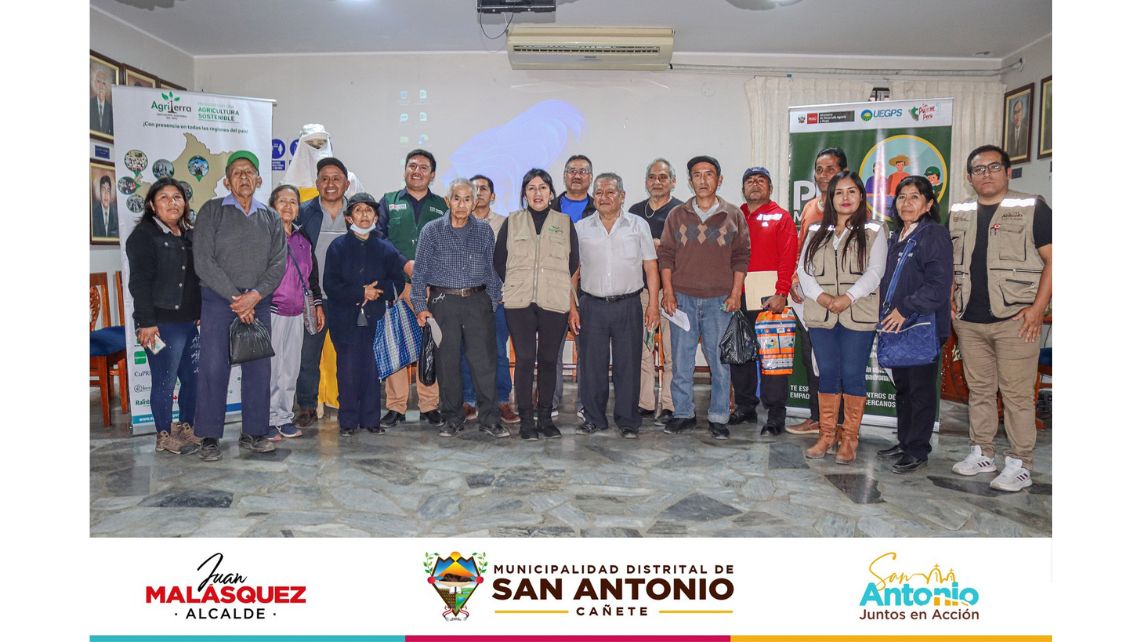 Municipio de San Antonio y Midagri capacitan a agricultores