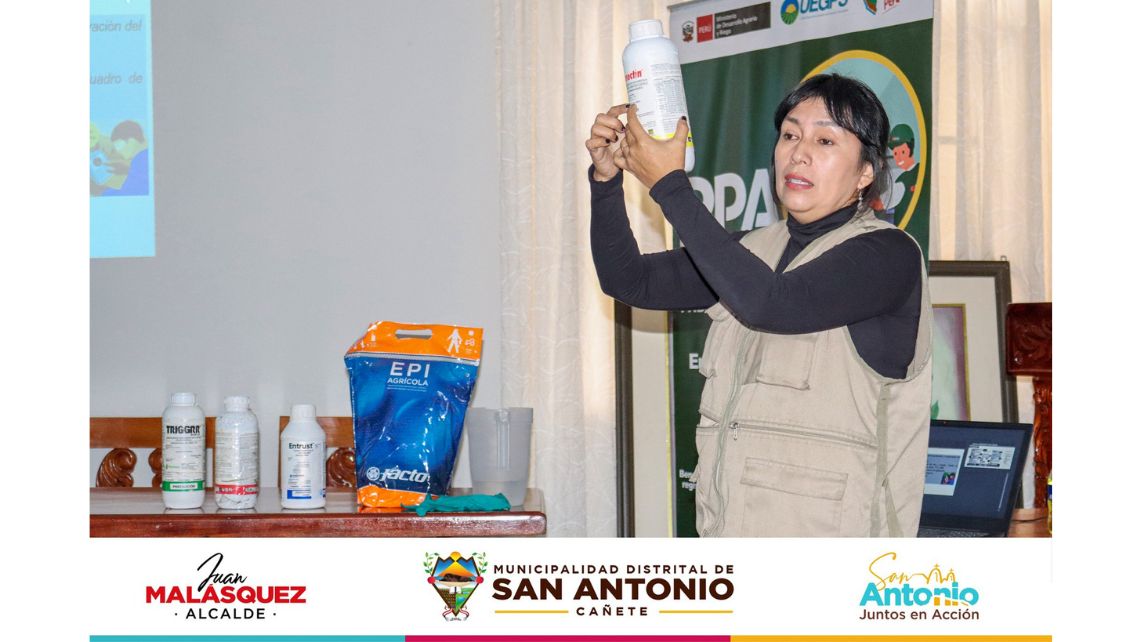 Municipio de San Antonio y Midagri capacitan a agricultores