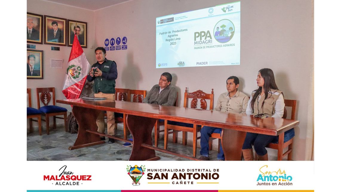 Municipio de San Antonio y Midagri capacitan a agricultores