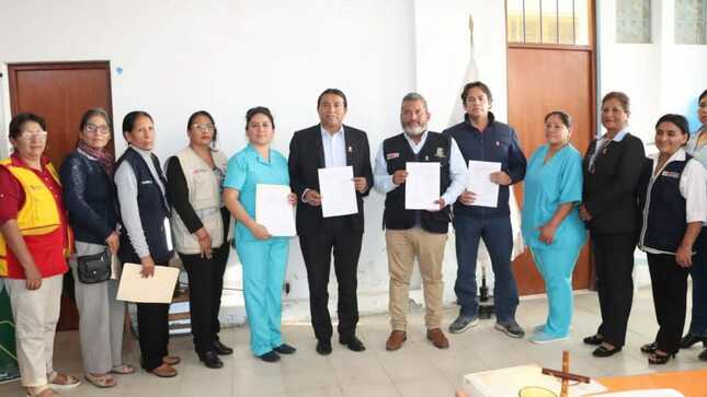 Instalan y juramentan comité distrital de salud de San Clemente en Ica