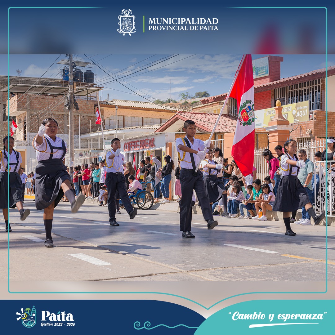 Escolares demostraron gallardía y amor a la patria en desfile