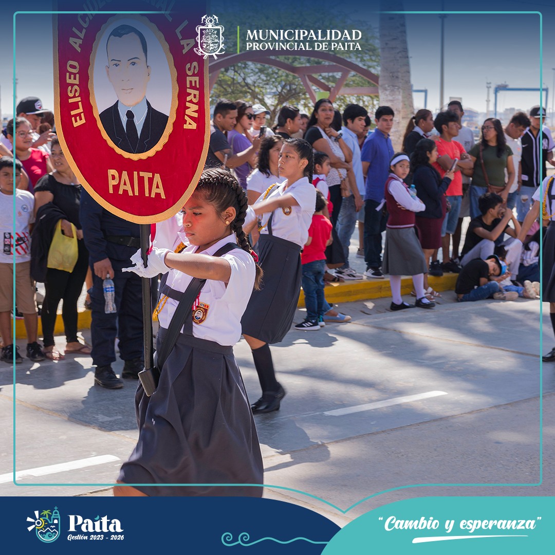 Escolares demostraron gallardía y amor a la patria en desfile