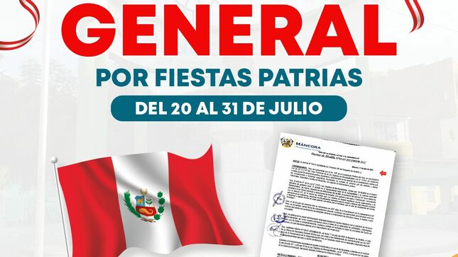 Embanderamiento por Fiestas Patrias