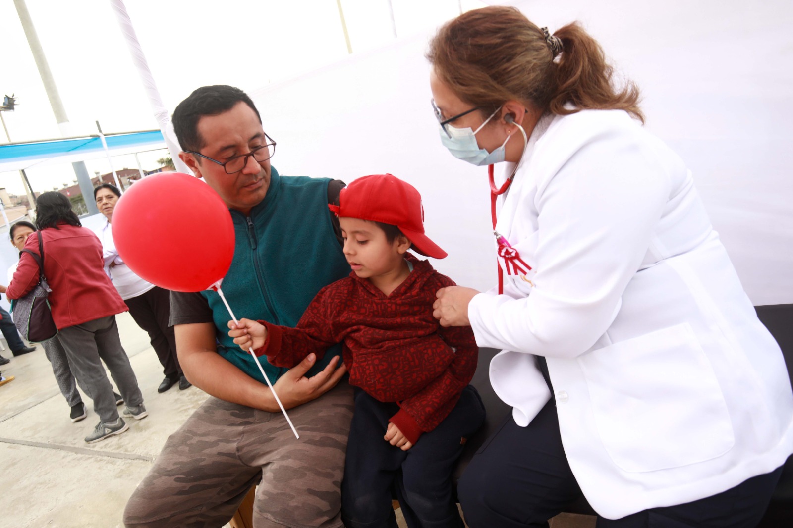 También hubo atención para los más pequeños de casa
