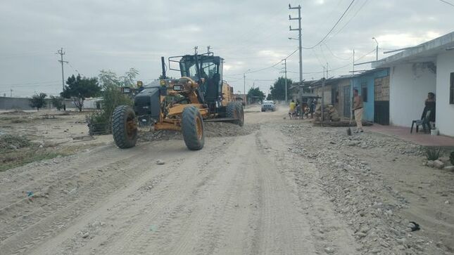 Comuna De Sullana Habilita Tramo Carretero En "Nuevo Horizonte" 