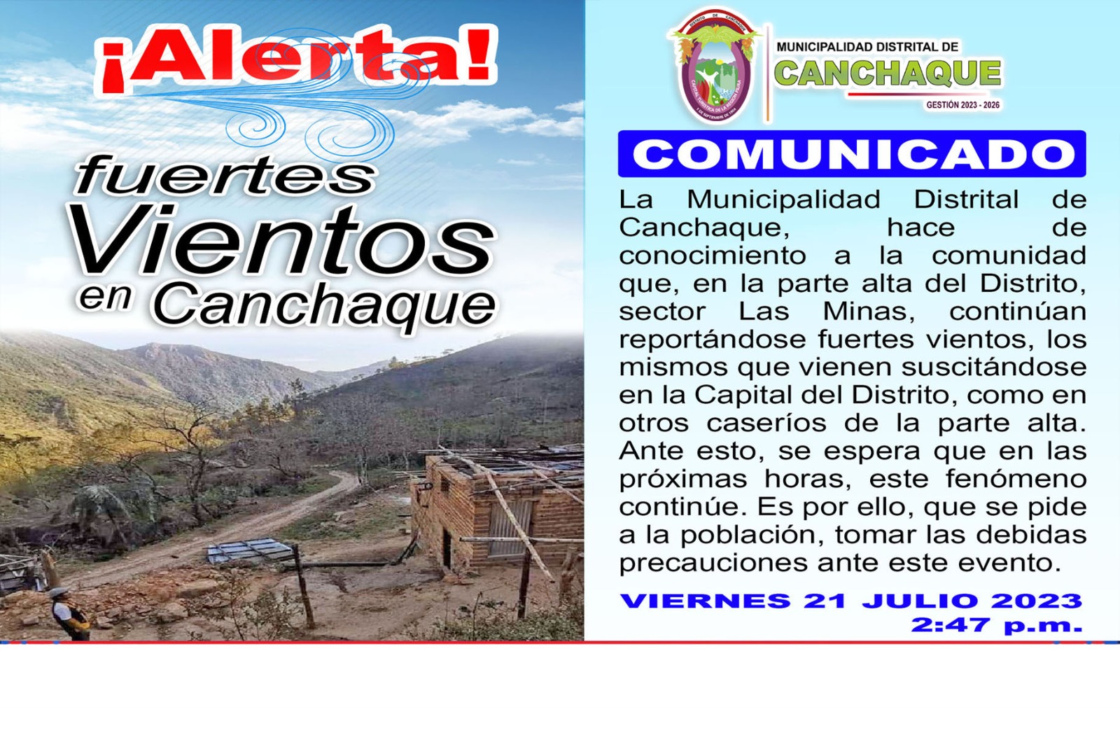 Fuertes vientos 