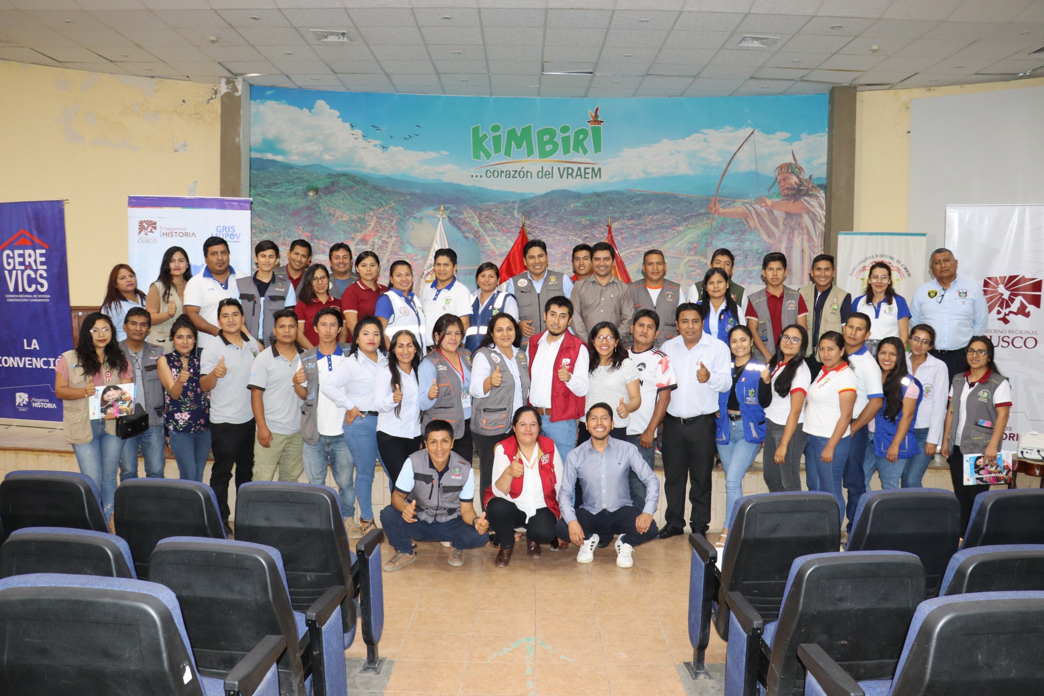 Equipo técnico participando en el Sello Regional