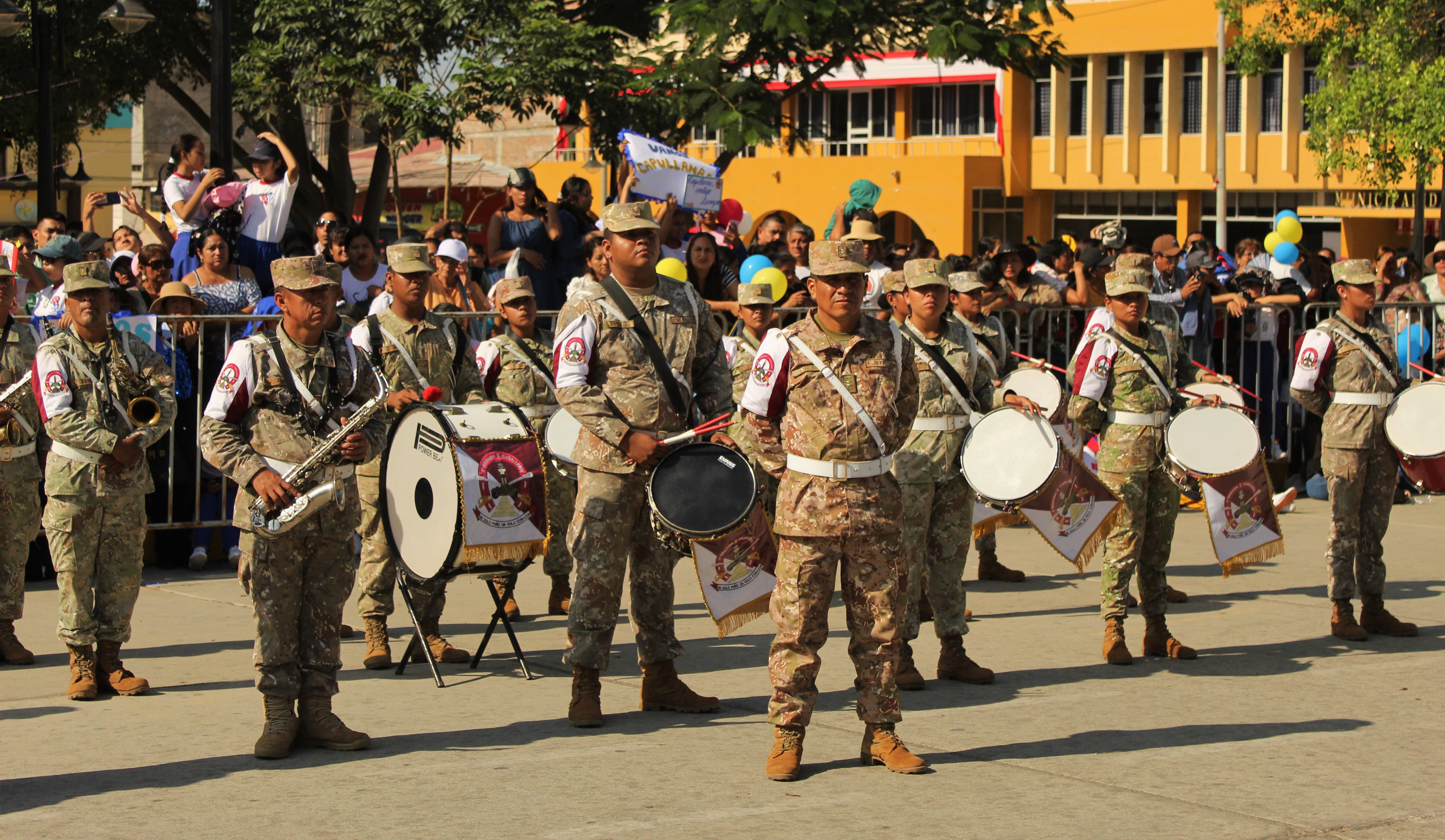 Banda del ejercito del Perú.