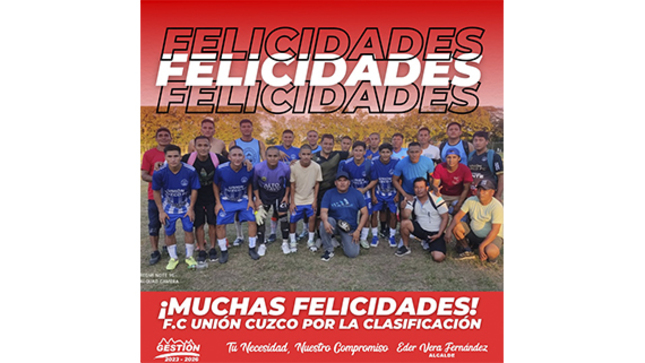 ¡Felicitaciones F.C UNIÓN CUZCO!