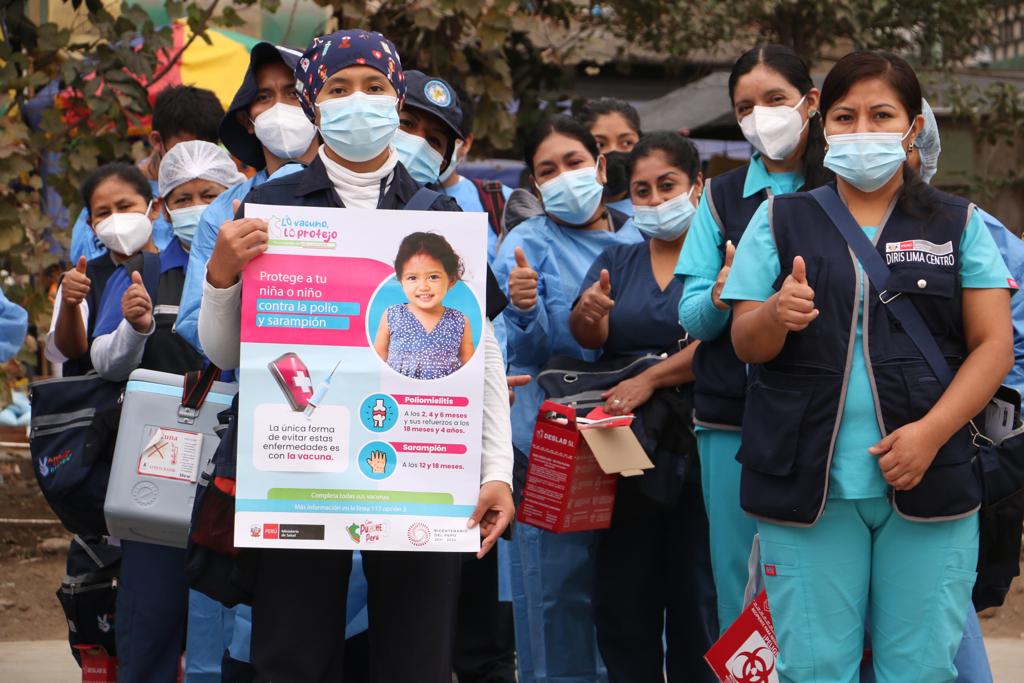 Minsa refuerza vacunación contra polio y sarampión en San Juan de Lurigancho