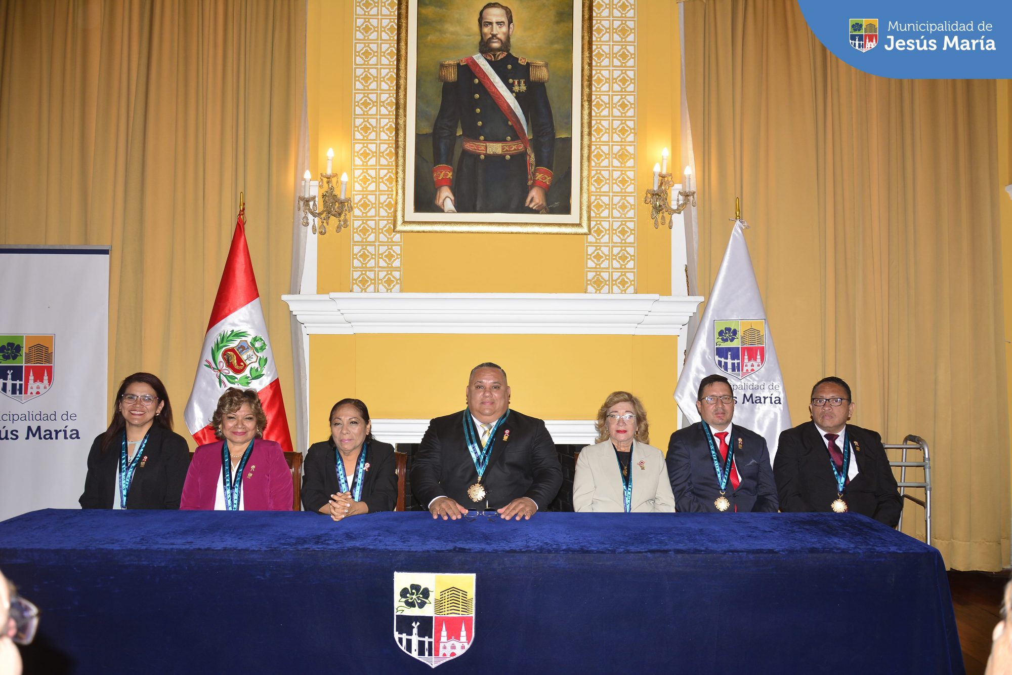 🇵🇪 En el marco de las celebraciones por los 202 años de la Proclamación de la Independencia de nuestro Perú 🇵🇪, la Municipalidad de Jesús María celebró la Sesión Solemne de su honorable Concejo Municipal.