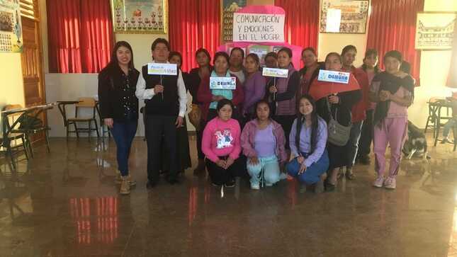 COMUDENNA Cajabamba Realiza Talleres para Padres