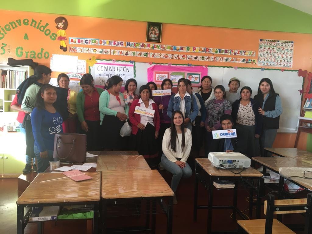 COMUDENNA Cajabamba Realiza Talleres para Padres