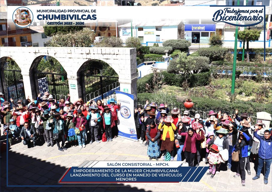 Municipalidad Provincial de Chumbivilcas lanza curso de manejo de vehículos menores para mujeres