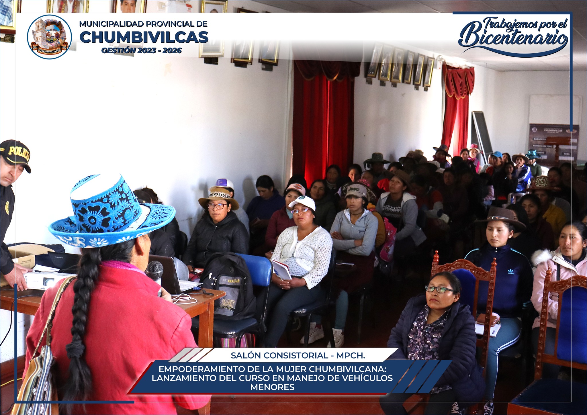 Municipalidad Provincial de Chumbivilcas lanza curso de manejo de vehículos menores para mujeres