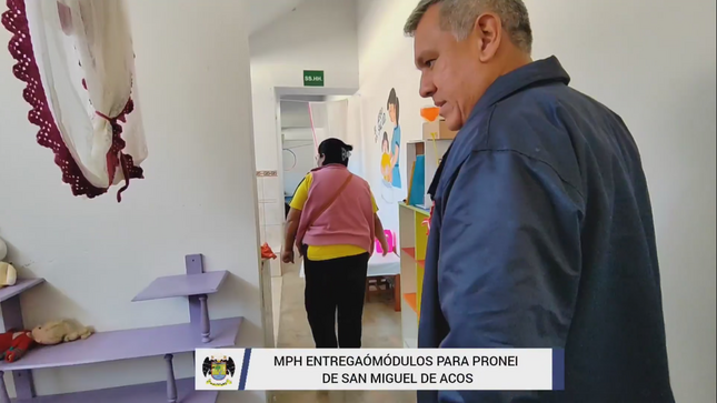 MPH donó módulos para PRONEI de San Miguel de Acos