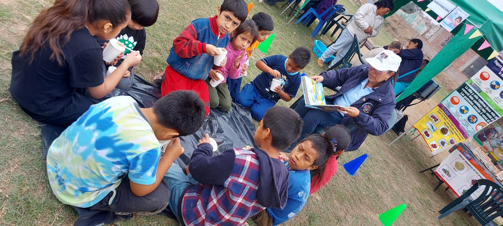 Decenas de madres y niños de Huayán fueron beneficiados con los servicios gratuitos de la "Caravana Municipal"