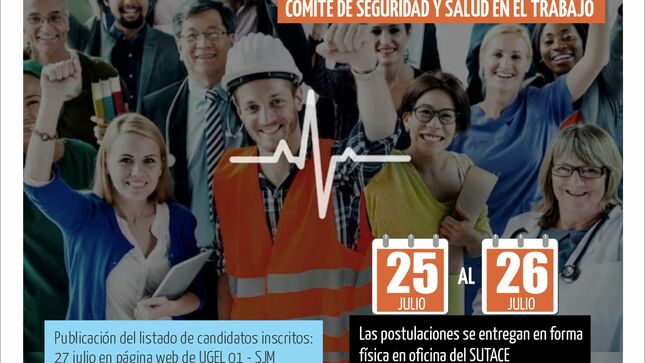 Inscribir sus listas de candidatos al comité de seguridad y salud en el trabajo