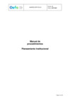 Vista preliminar de documento Manual de Procedimientos Planeamiento Institucional
