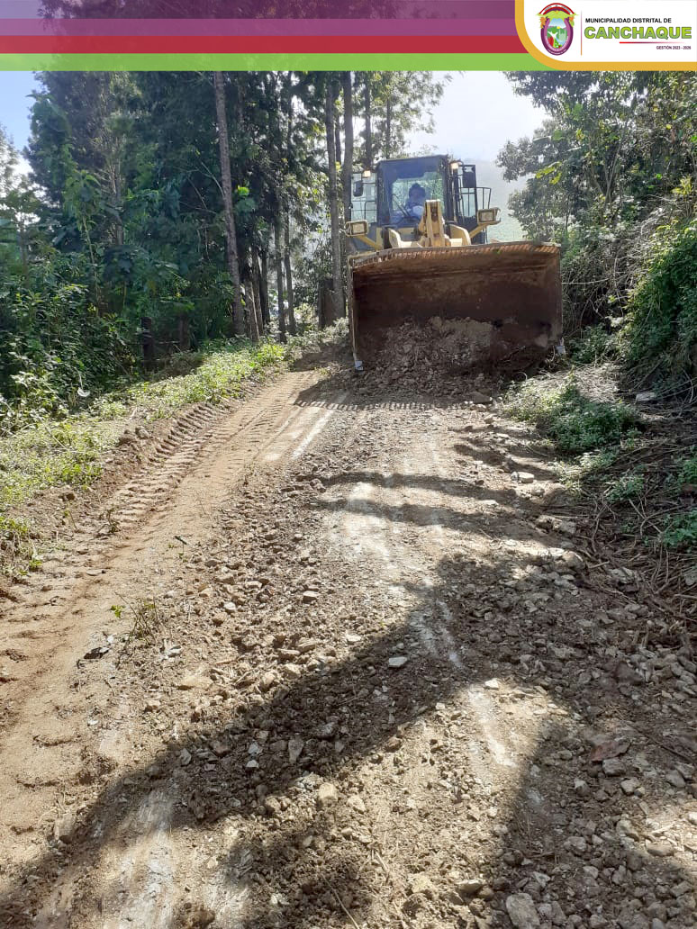 Siguen los trabajos de rehabilitación de vías vecinales