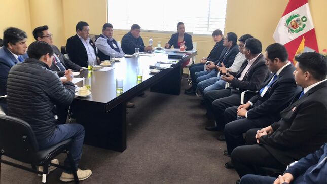 Autoridades locales y regionales unen esfuerzos por la mancomunidad Collpa