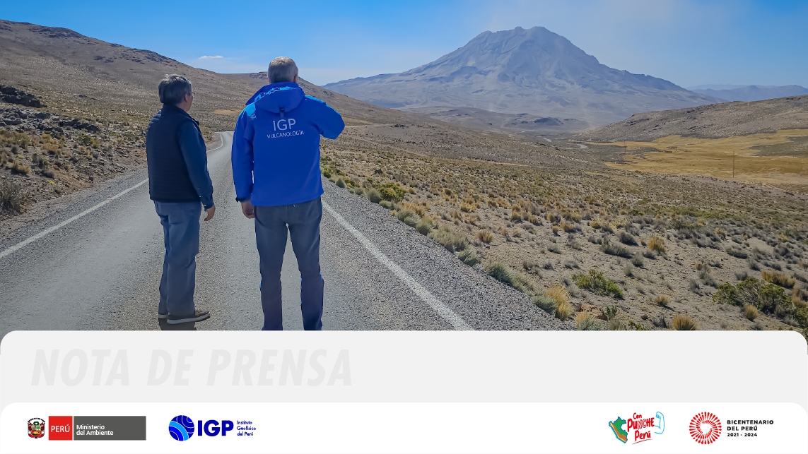 IGP: “Tenemos la responsabilidad de vigilar en tiempo real la erupción del Ubinas para una adecuada toma de decisiones”