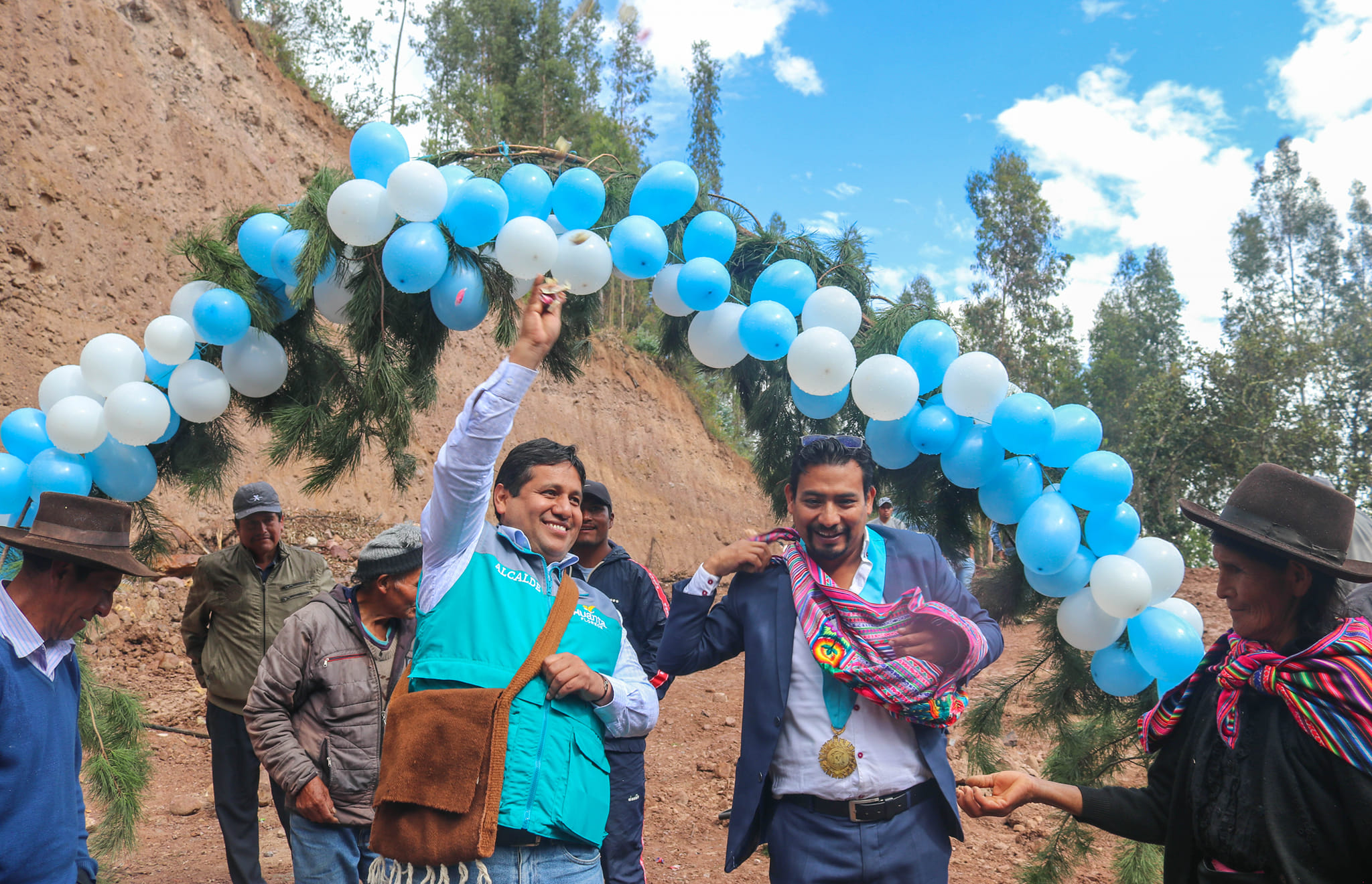 Inicio de obra Puente Lluncuna