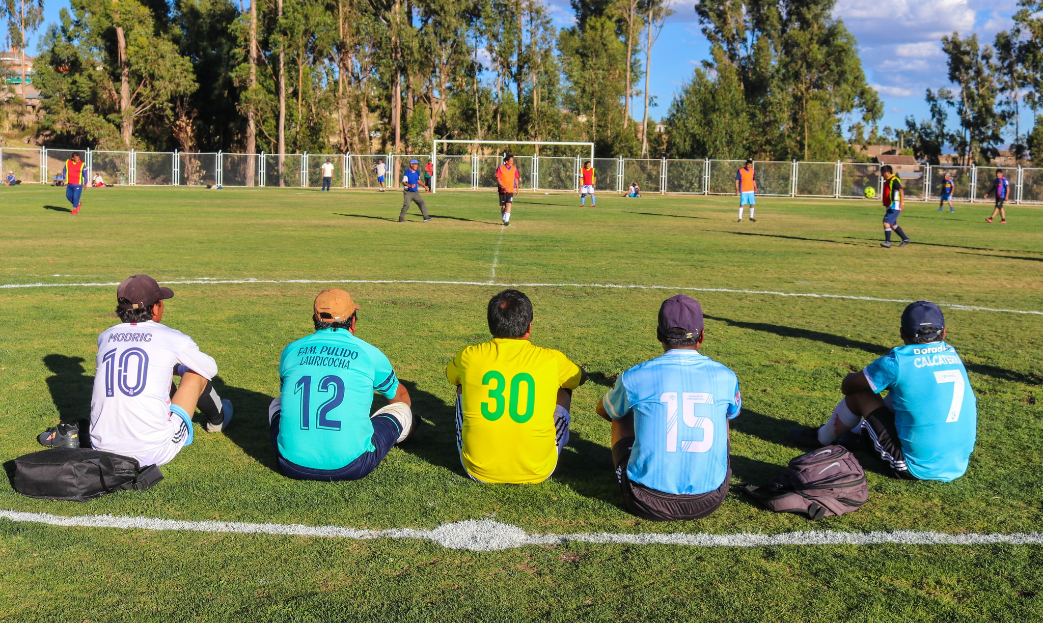 Campeonato de fulbito en homenaje a papá.