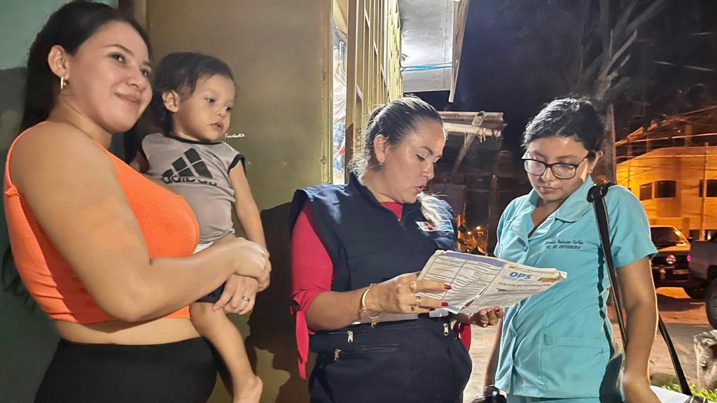 Tumbes vacunación nocturna permite aumentar la cobertura contra polio y sarampión