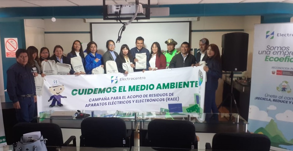 Electrocentro y MPH promueven mesa de trabajo interinstitucional para el acopio de artículos eléctricos y electrónicos en desuso