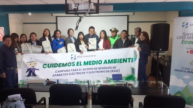 Electrocentro y MPH promueven mesa de trabajo interinstitucional para el acopio de artículos eléctricos y electrónicos en desuso