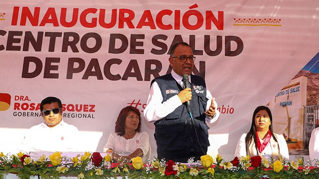 Minsa y GORE Lima ponen en funcionamiento el Centro de Salud Pacarán en beneficio de cerca de 2000 personas