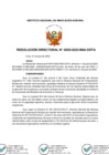 Vista preliminar de documento Resolución Directoral N° 0020-2023-INIA-DDTA