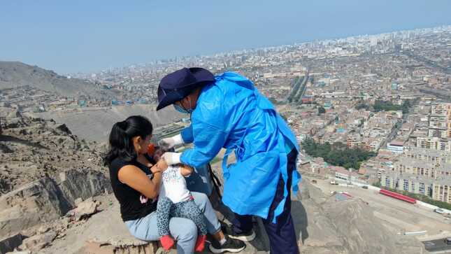 Más de 115 000 menores de 5 años de Lima norte se protegieron contra polio y sarampión