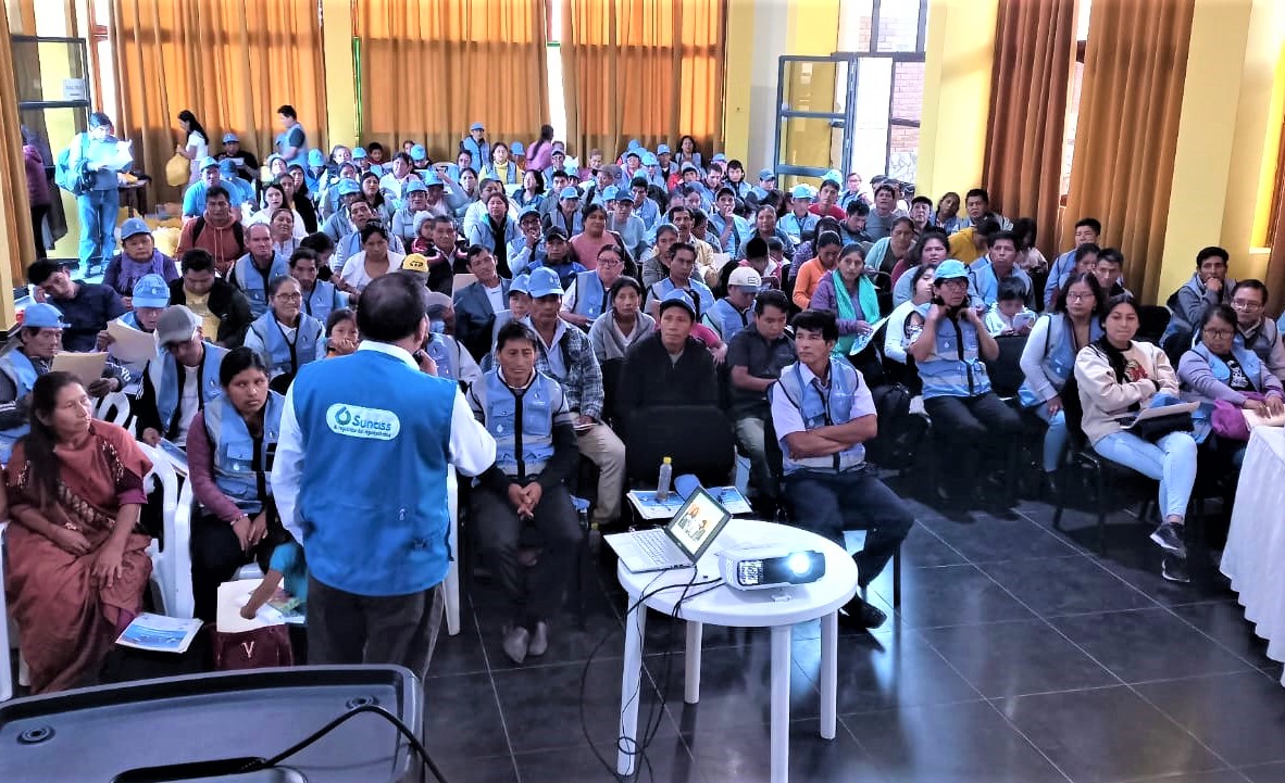 Sunass capacitó a más de 30 JASS